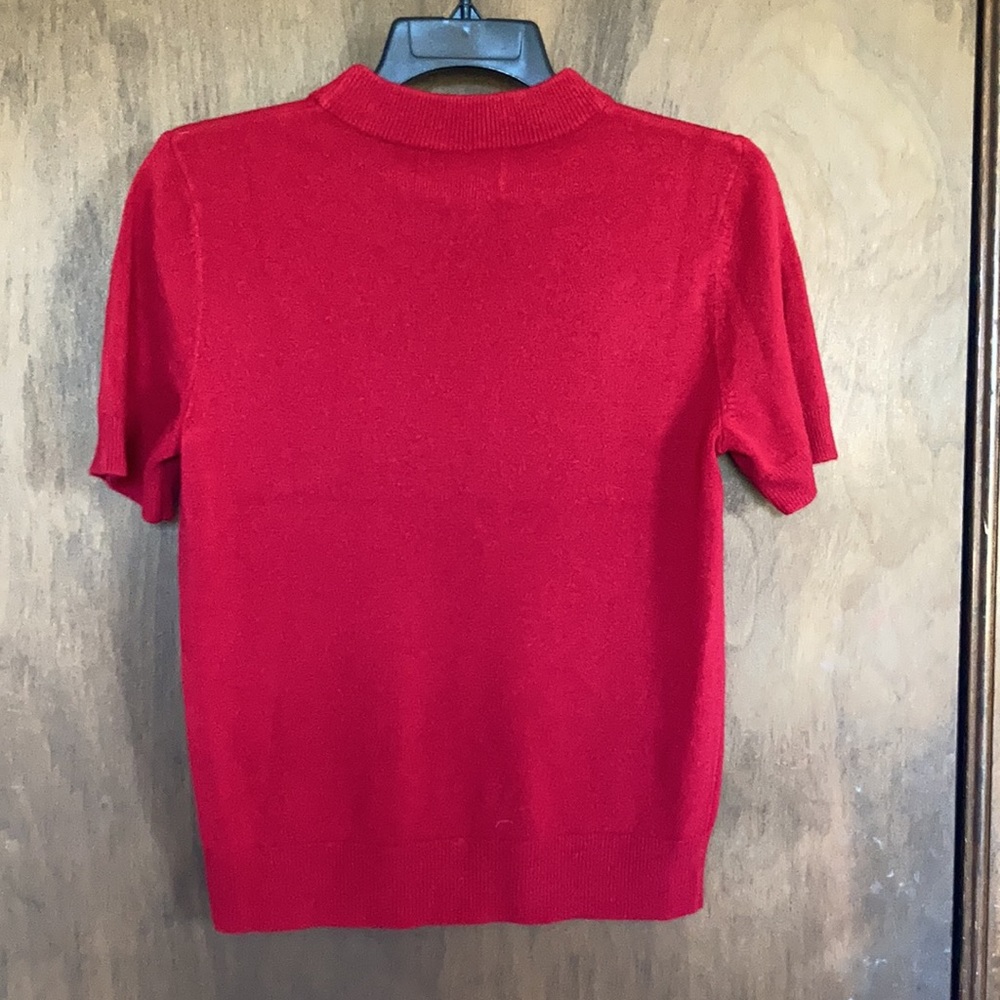 Vintage Y2K requirements red sweater SP - Picture 12 of 17